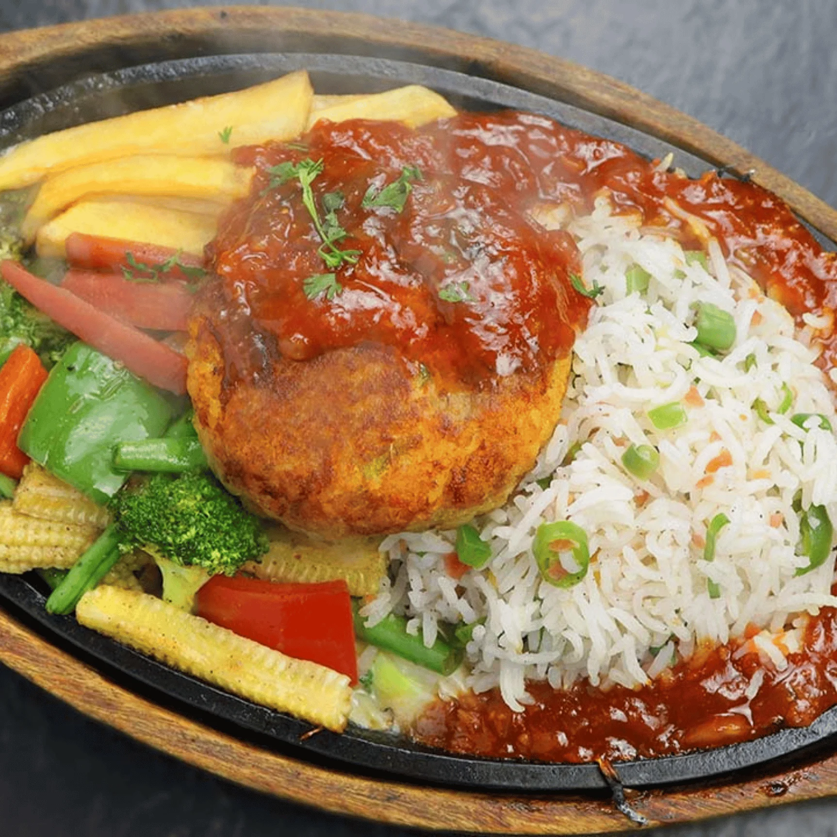 Veg/Non-Veg Sizzlers